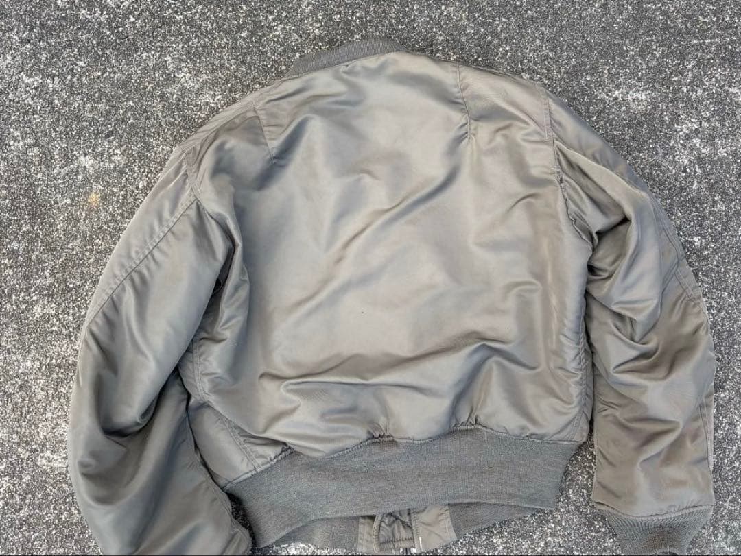 80s MA-1 USA製　フライジャケット　 us army 短丈AVIREX