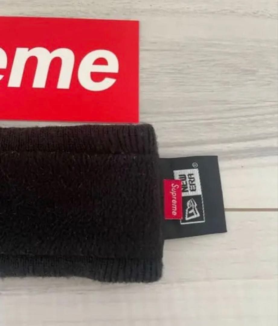 Supreme ブラック ヘアバンド　new era