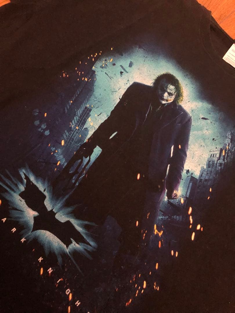 希少 2008 ダークナイト ジョーカー JOKER 映画 Tシャツ