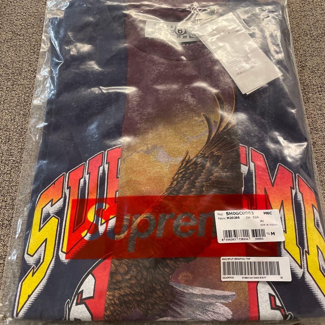 新品未試着 M Split S/S Top Supreme MM6 26SS