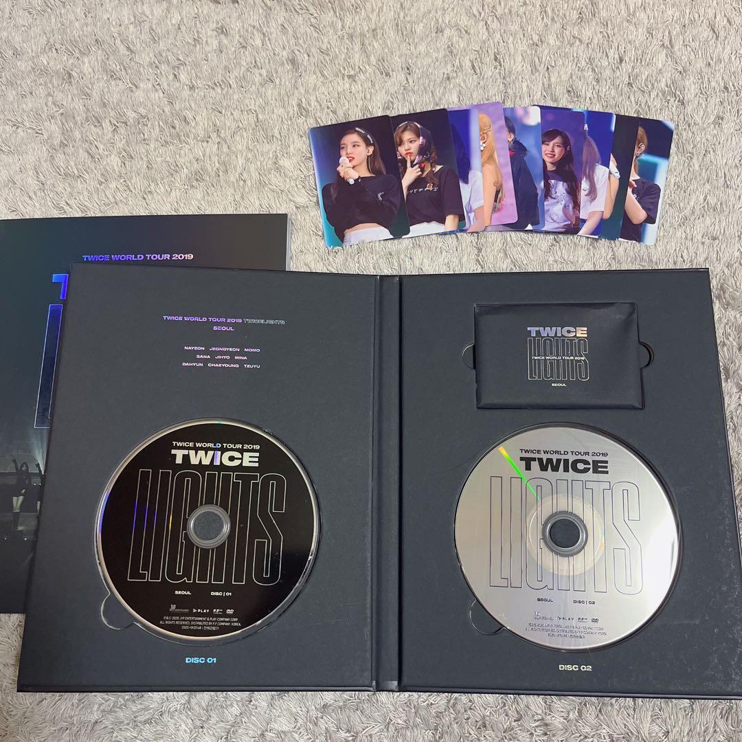 TWICE WORLD TOUR LIGHTS トレカ・クリアフレーム付き