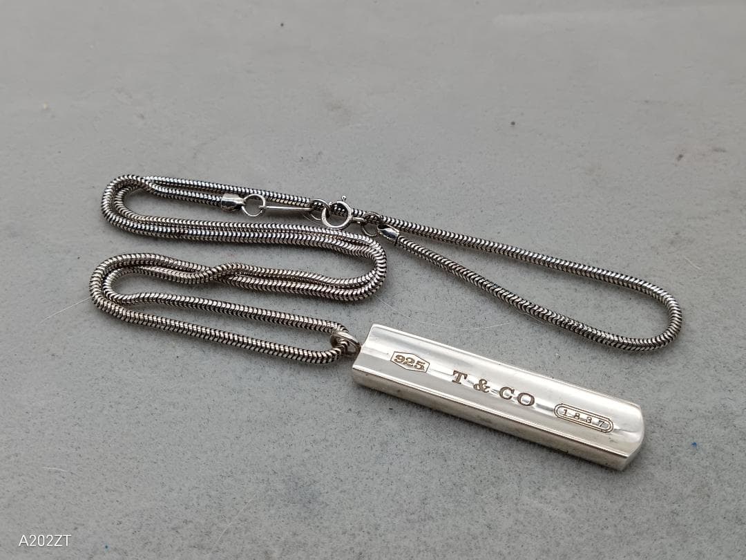 TIFFANY&Co. ティファニー 1837 バーシルバー925 ネックレス