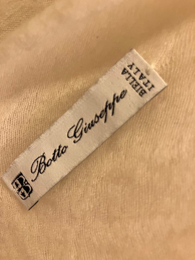 Botto Giuseppe オフホワイト　カシミア ストール
