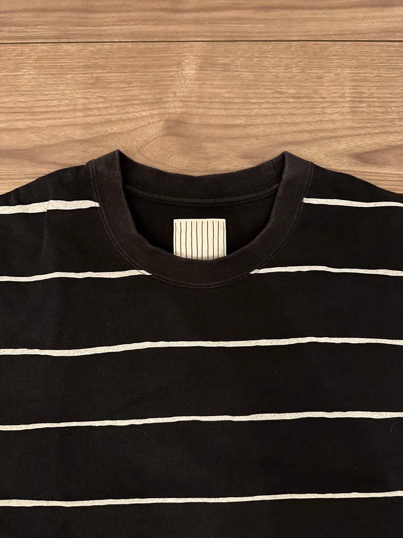 トップス S.F.C WIDE SIDE STRIPE TEE D.Navy/White