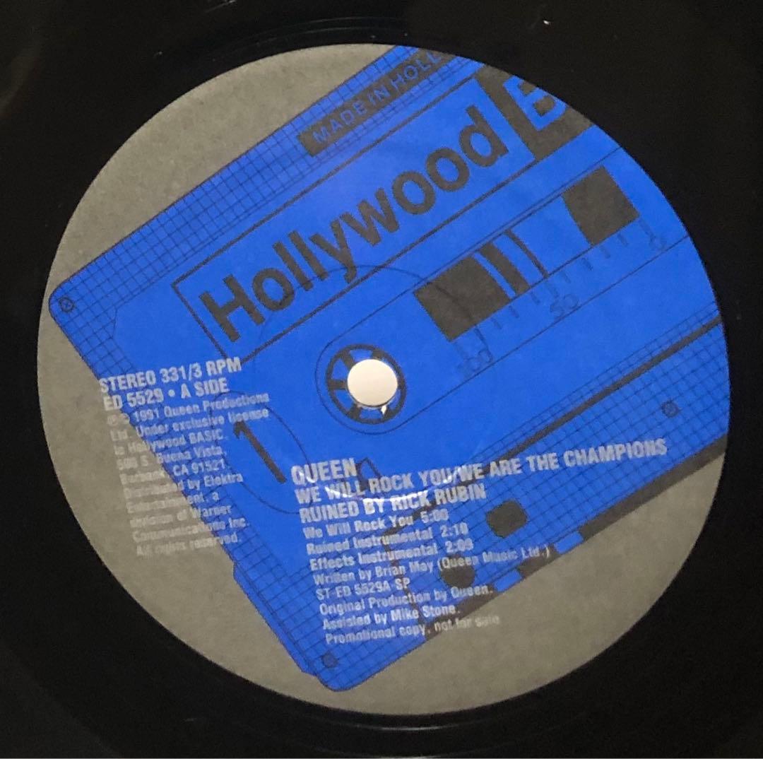 Queen ‎– We Will Rock You 12インチ 非売品 プロモ
