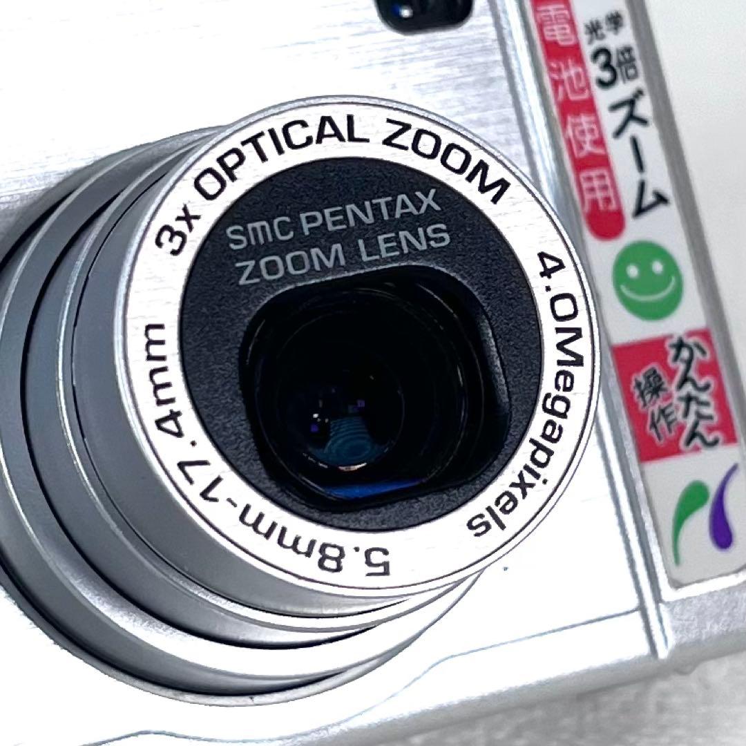動作確認済 PENTAX Optio S40 単三電池 平成レトロ