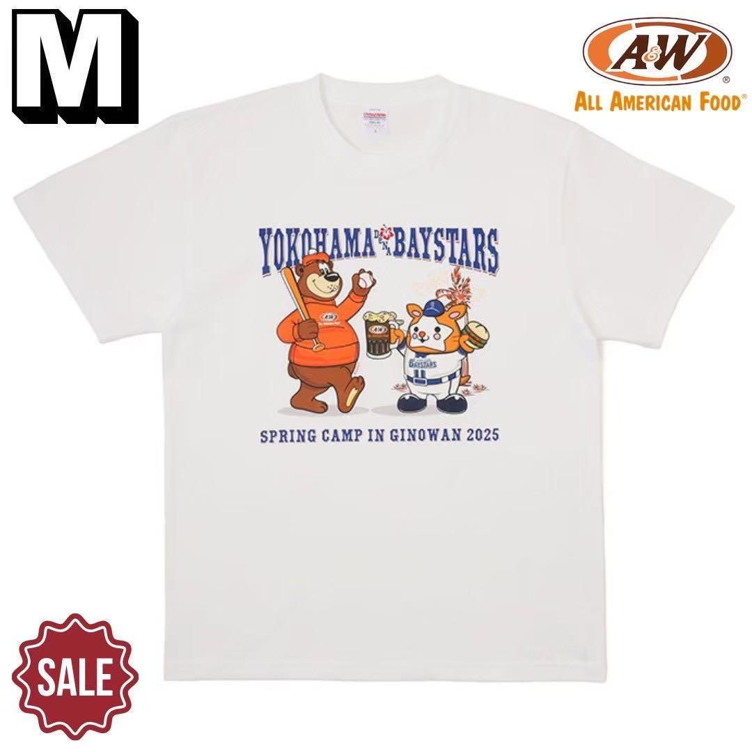 新品未開封 A＆W 横浜 DeNA ベイスターズ Tシャツ 限定 ホワイト M