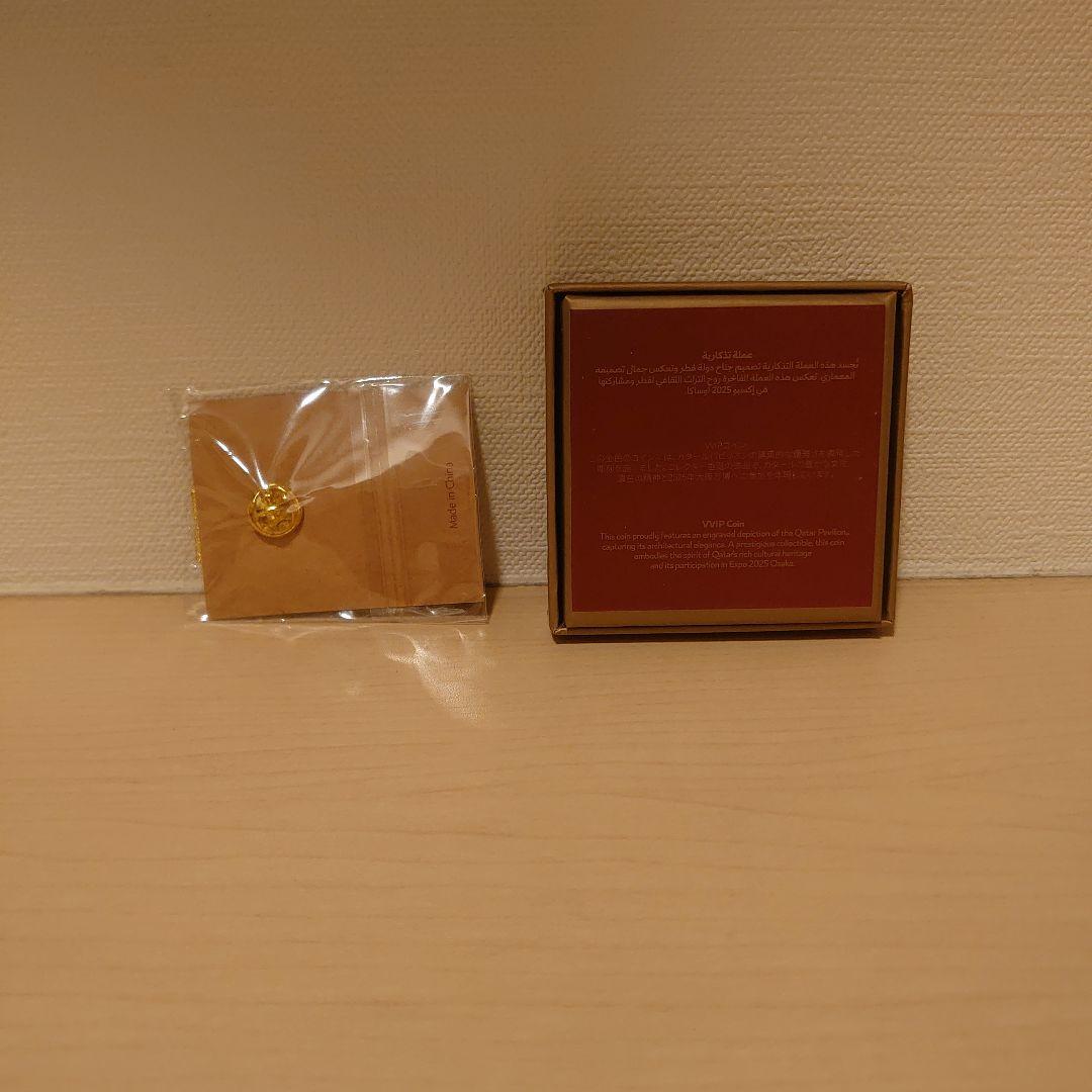 大阪 関西万博 カタール パビリオン ピンバッジ 記念メダル