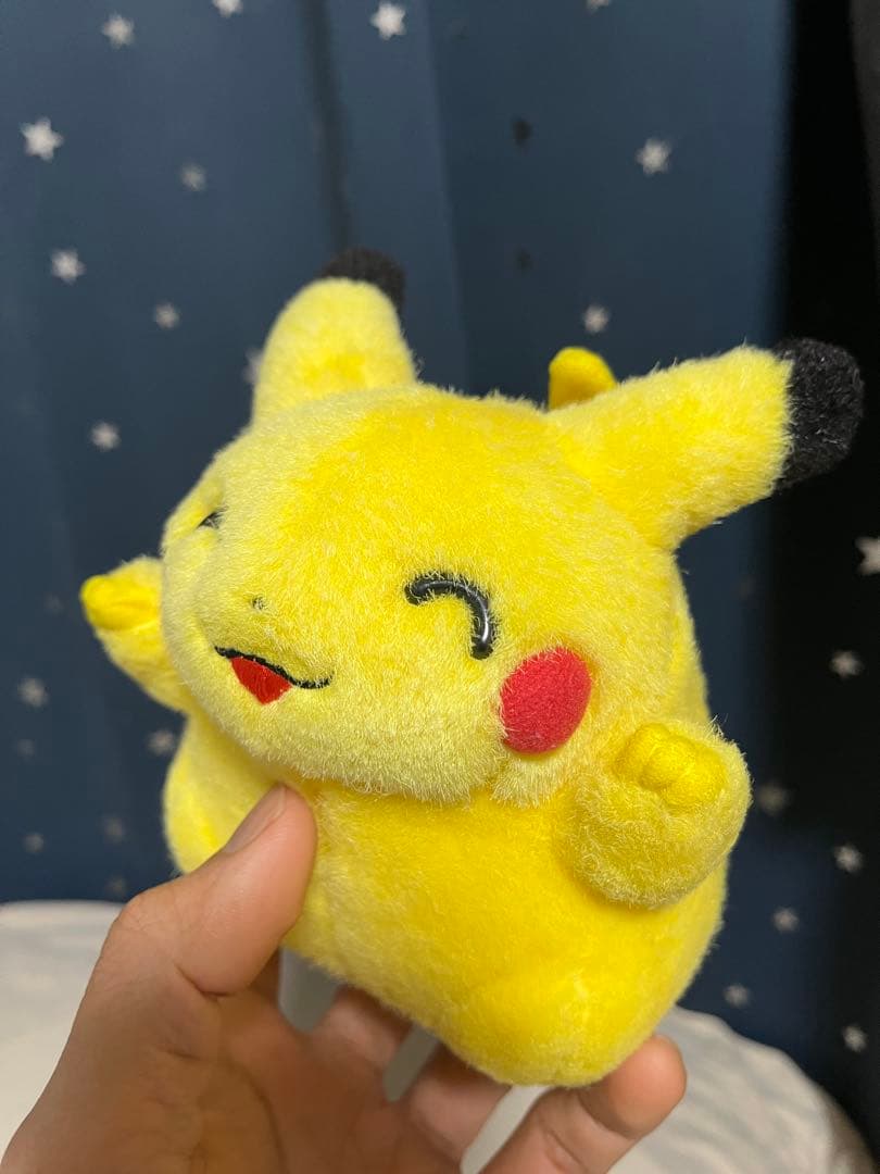 ポケモン ピカチュウ バンザイぬいぐるみ にっこり 初期 TOMY タカラトミー