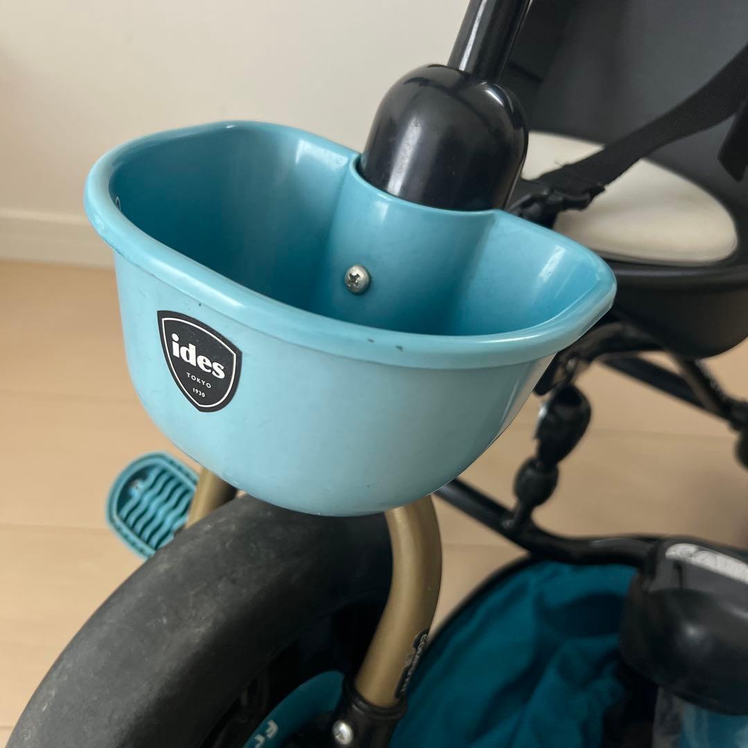 ides COMPO FIT2 折りたたみ三輪車 手押し棒 1.5歳から