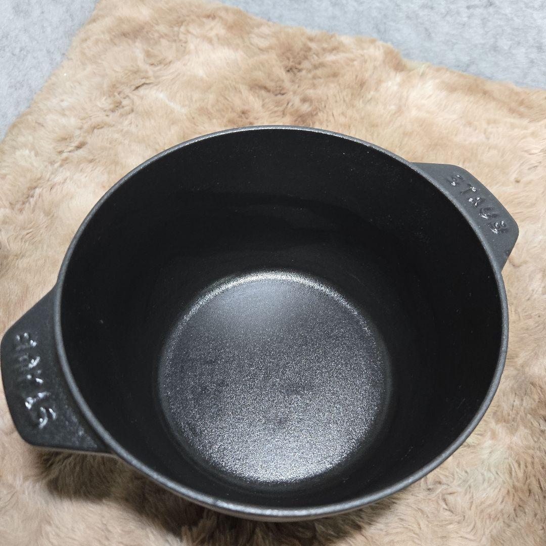 staub ラ ココット de GOHAN ブラック L 40501-153