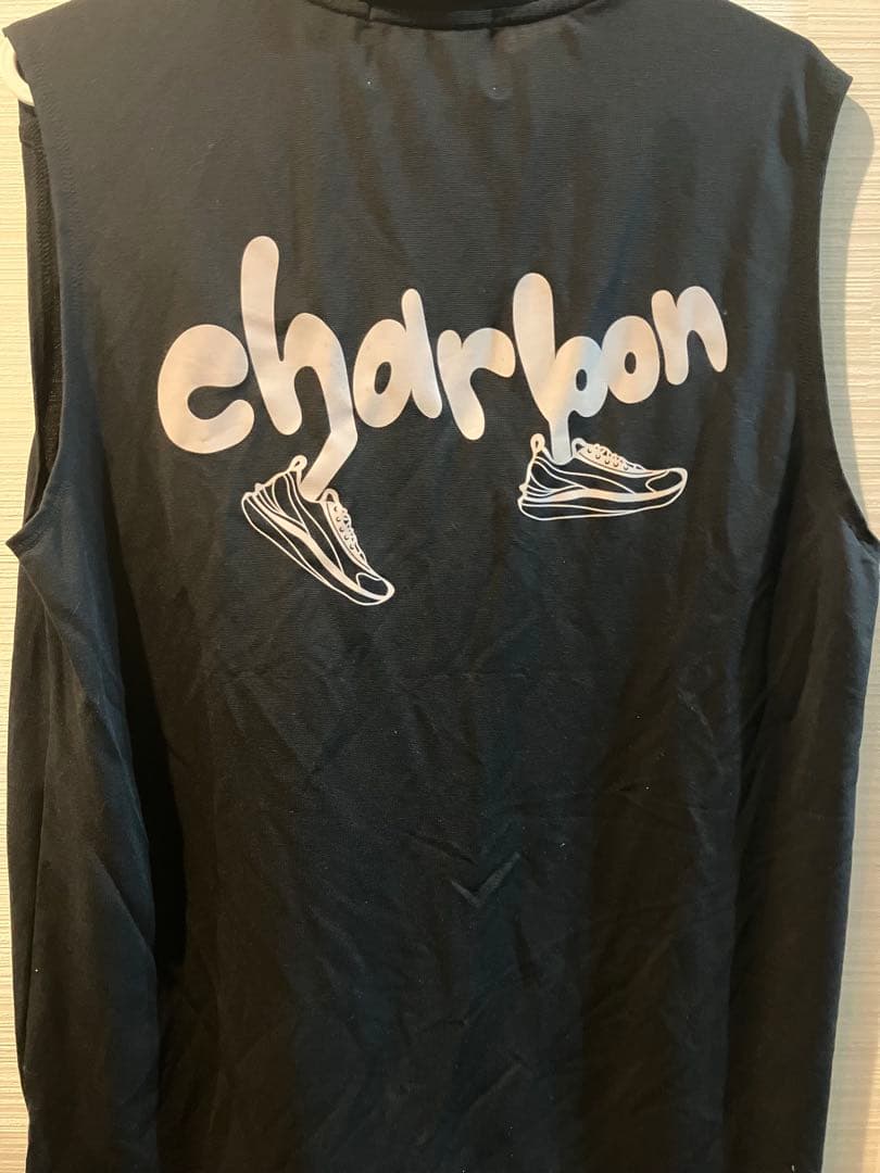 ウォーキング・ランニングウェア charbon DRY SMOOTH NO SLEEVE T-SHIRTS