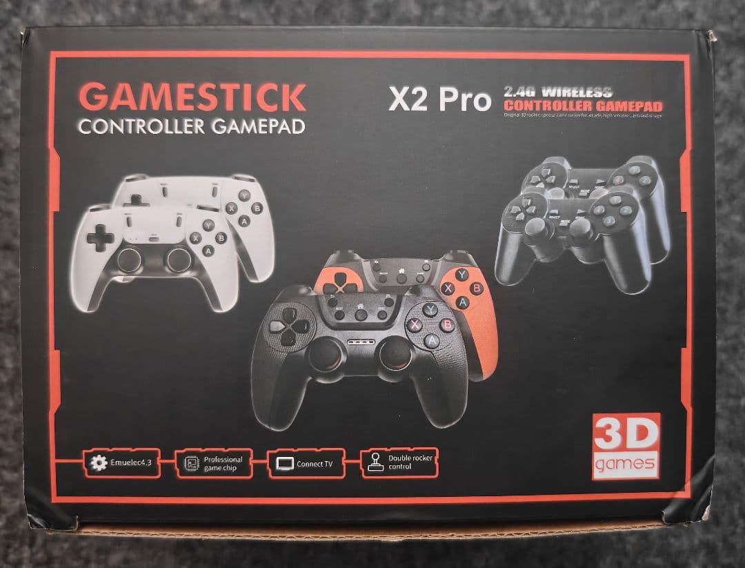 X2 Pro 4K レトロゲームスティック 40000+懐かしさゲームin1
