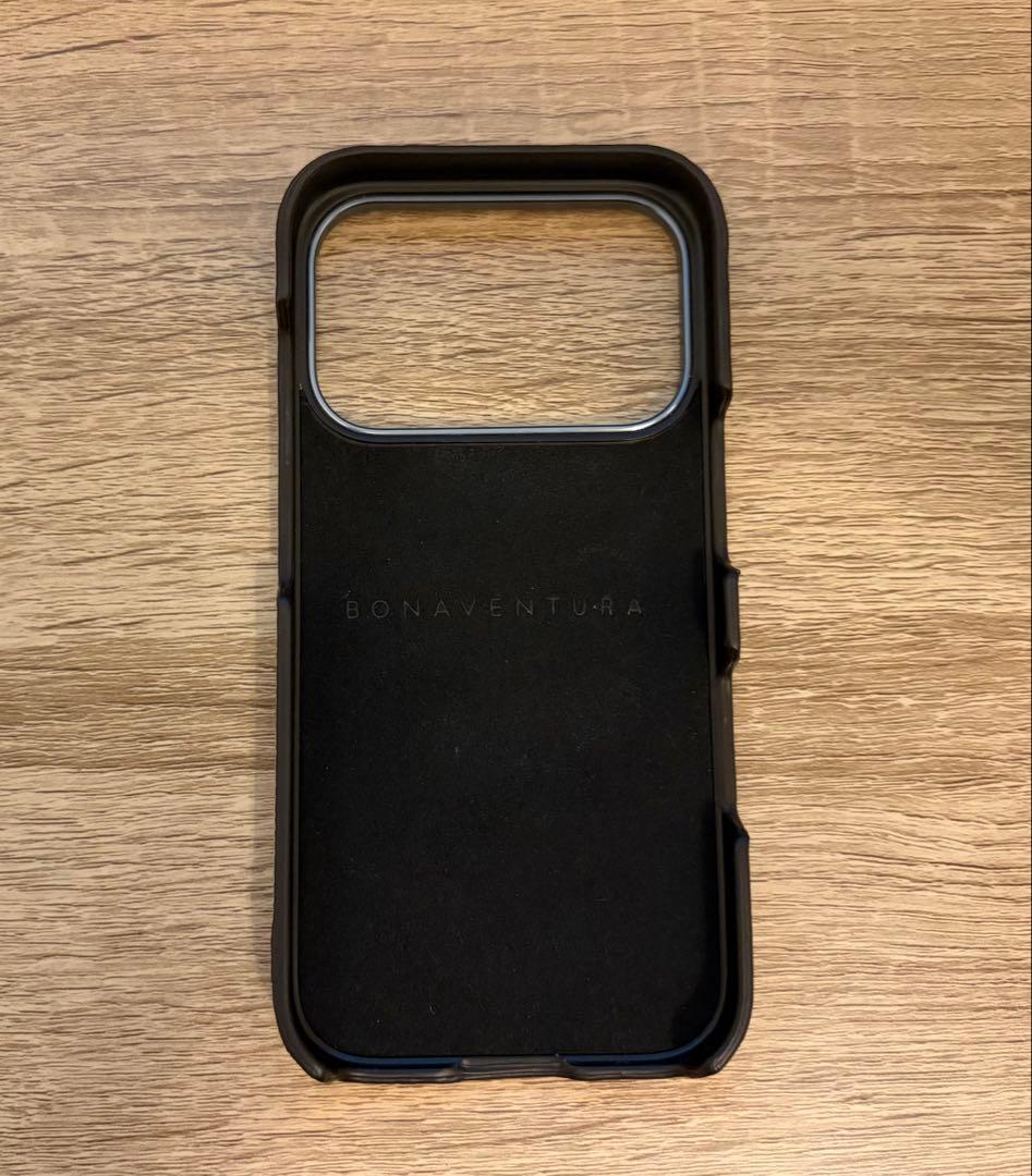 【新品未使用】 BONAVENTURA iPhone17Proケース グレージュ