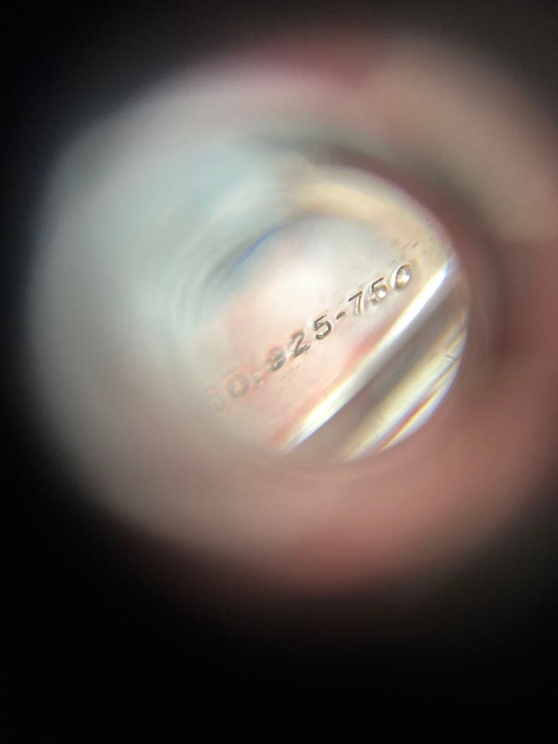 ♦︎③Tiffany & Co. ボタン型カフリンクス　SV925/750
