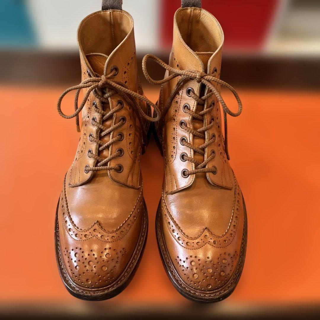 Tricker's 2508 カントリーブーツ UK8.0 エイコンアンティーク