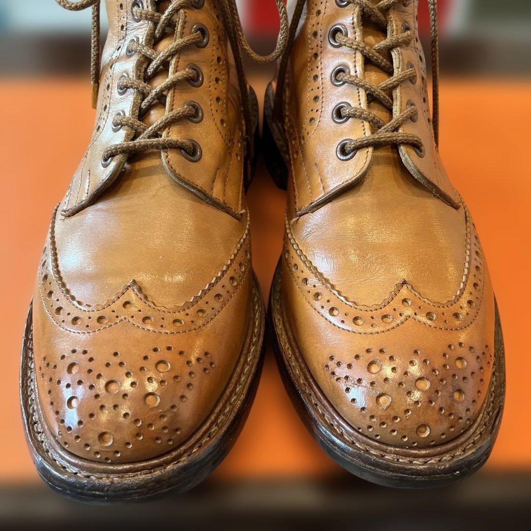 Tricker's 2508 カントリーブーツ UK8.0 エイコンアンティーク