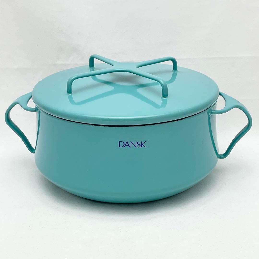 DANSK コベンスタイル ホーロー両手鍋 18cm ターコイズ