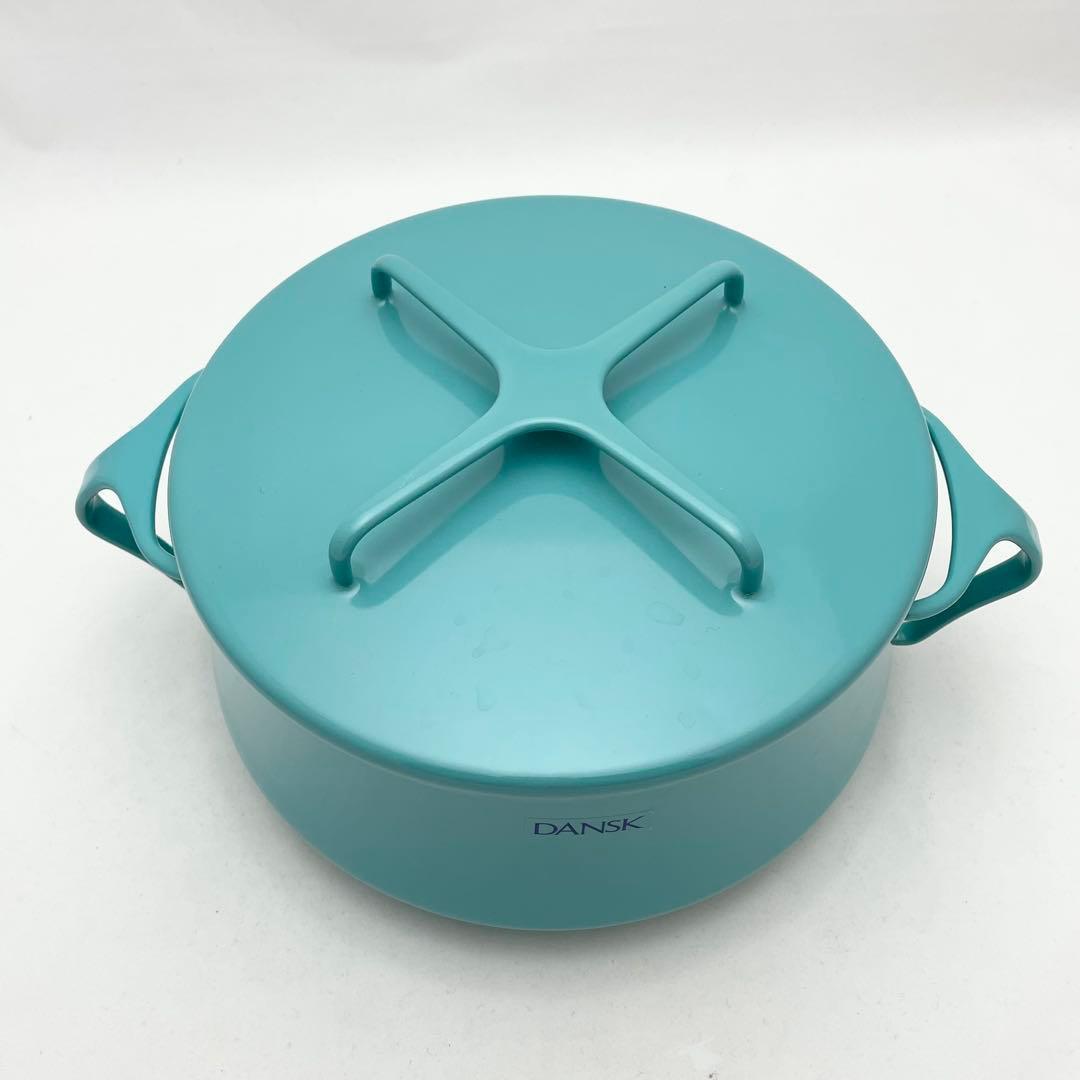 DANSK コベンスタイル ホーロー両手鍋 18cm ターコイズ