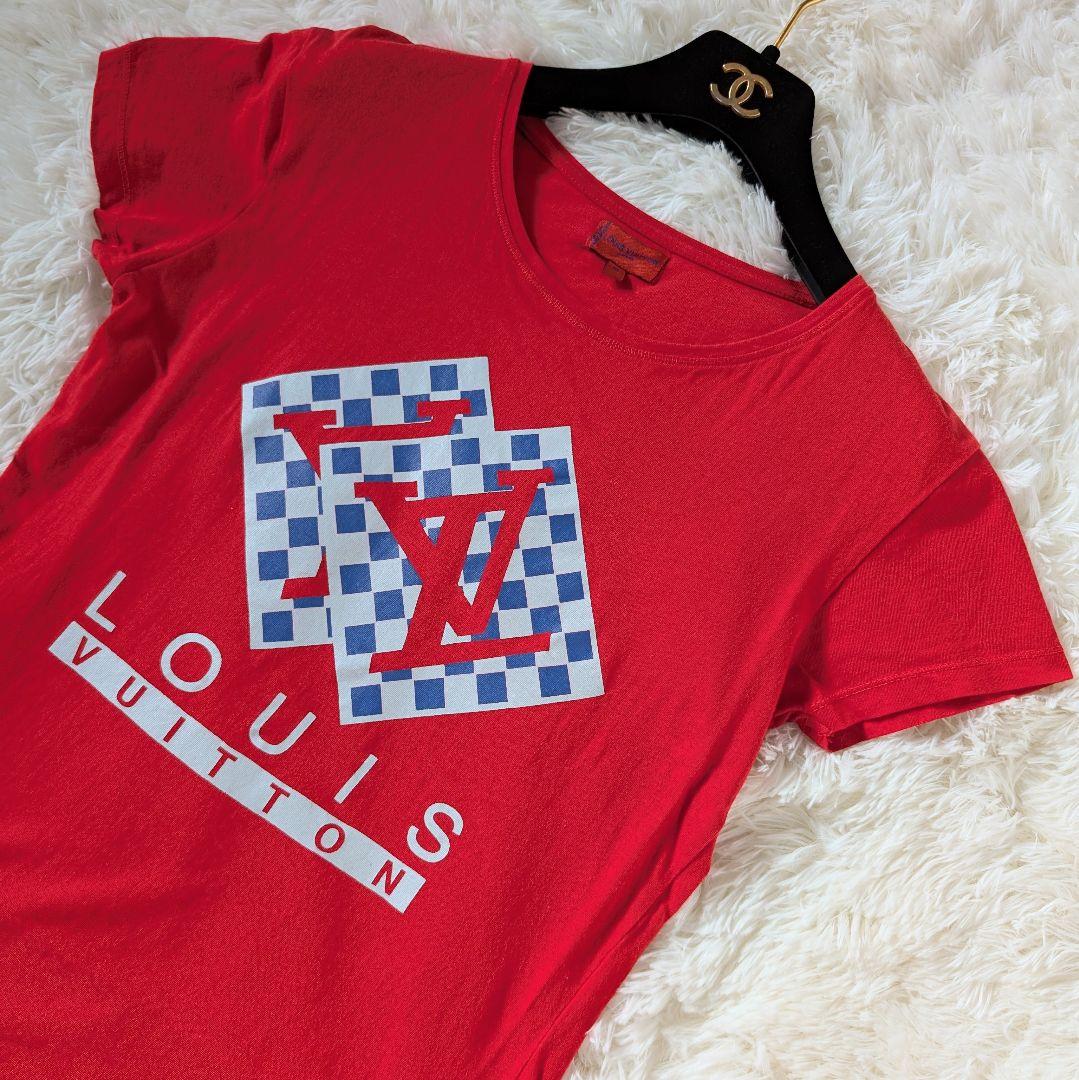 【チャコ】LOUIS VUITTON Tシャツ ロゴプリントクリーニング済