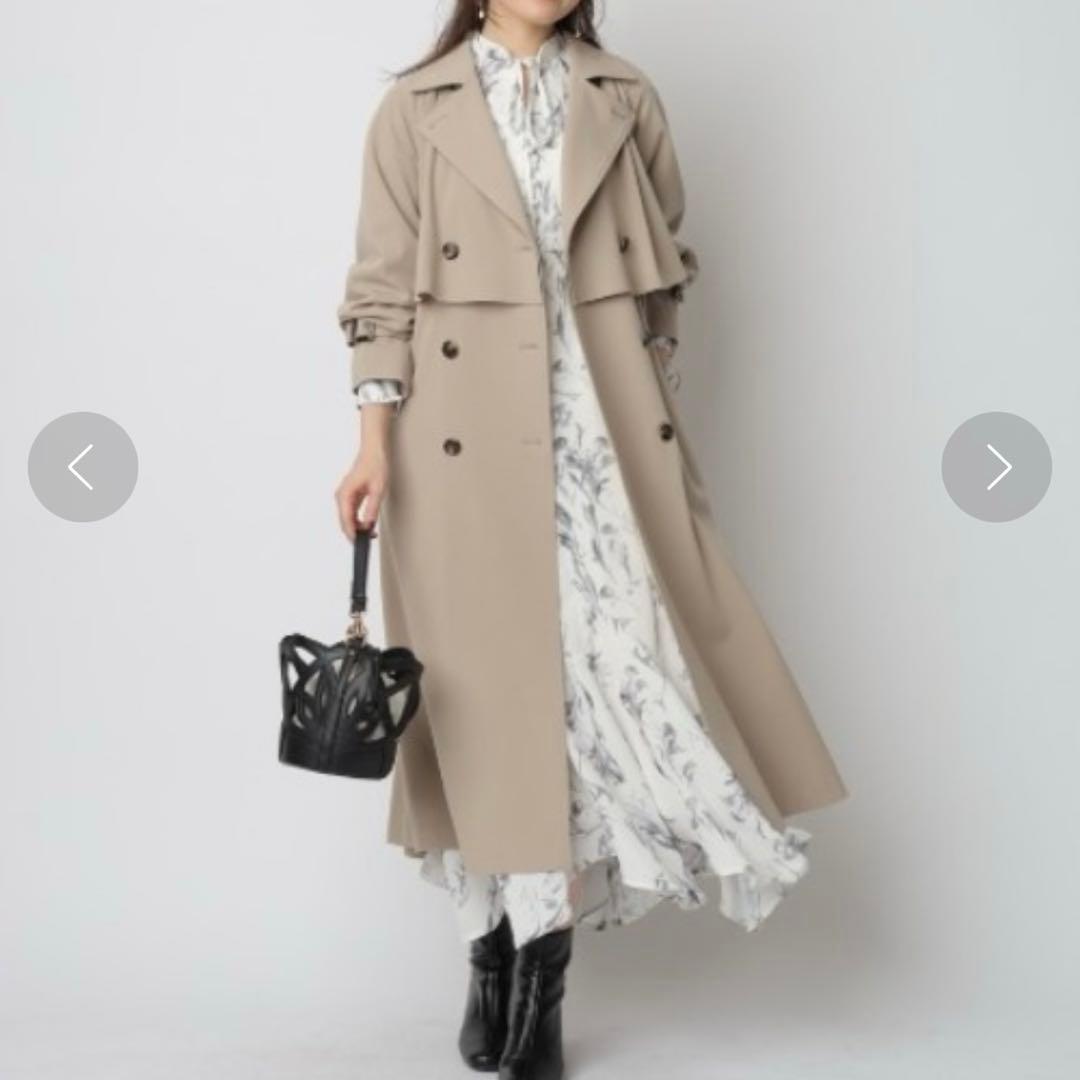美品✨ Apuweiser-riche ケープライクトレンチコート 最終値下げ