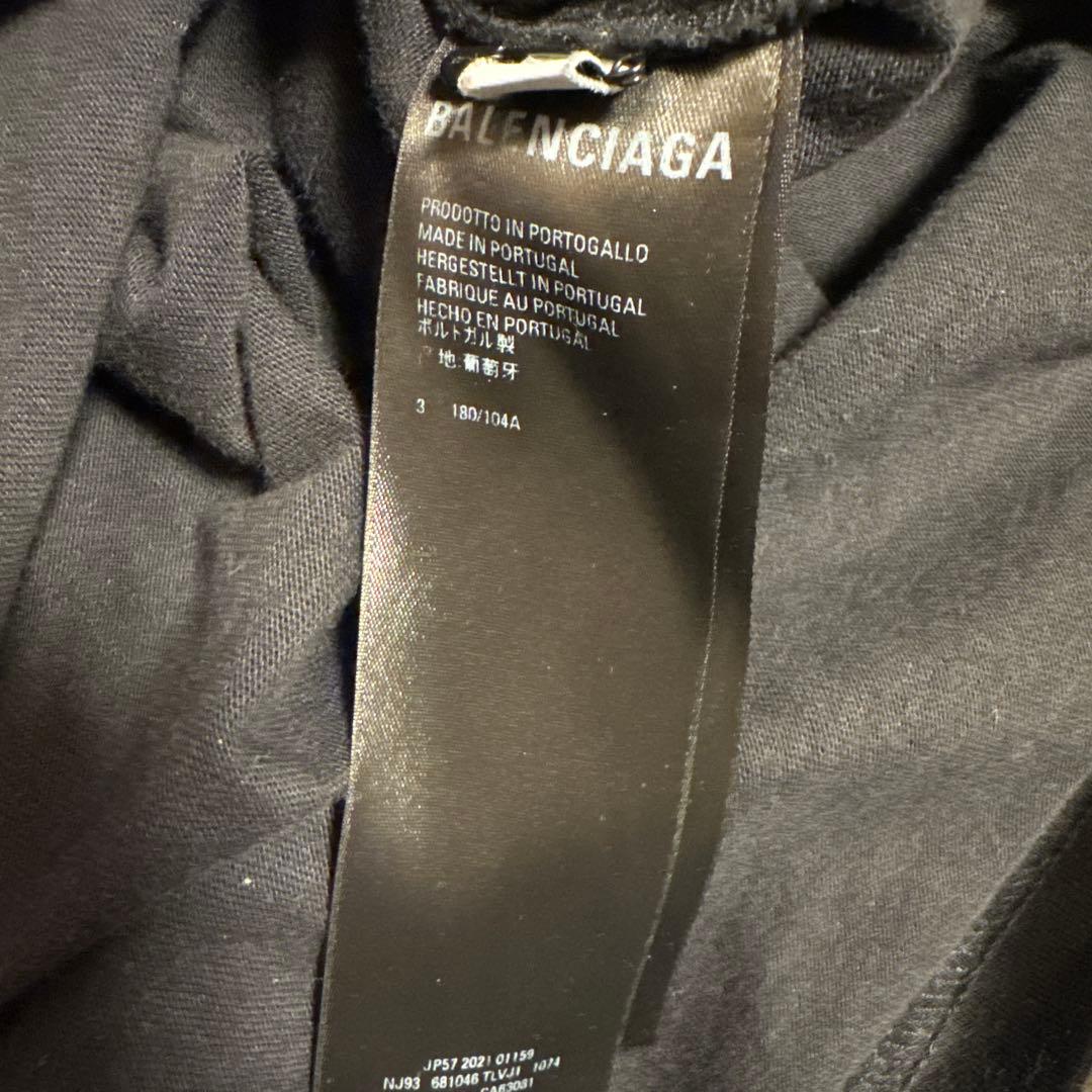 り*お様 BALENCIAGA ロンT Maison BBロゴ オーバーサイズ
