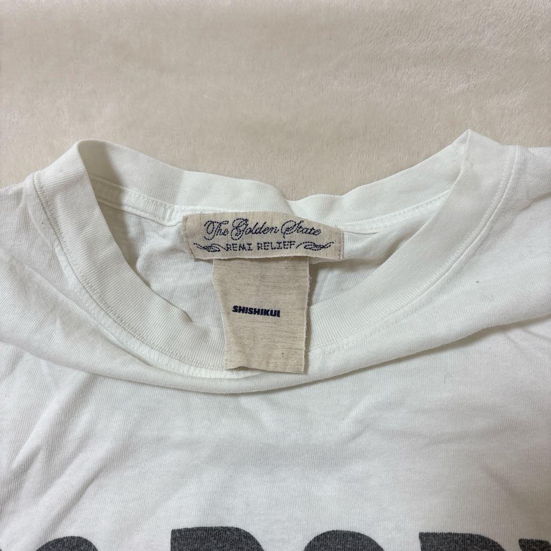 SHISHIKUI シシクイ REMI RELIEF Tシャツ ホワイト