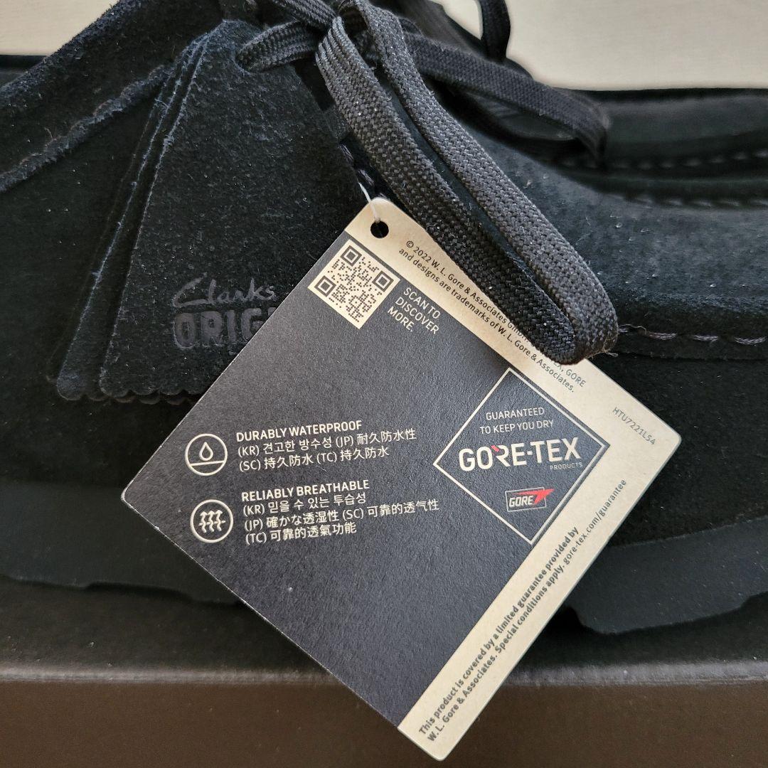 新品 CLARKS Originals ワラビー GTX 24.0 ブラック