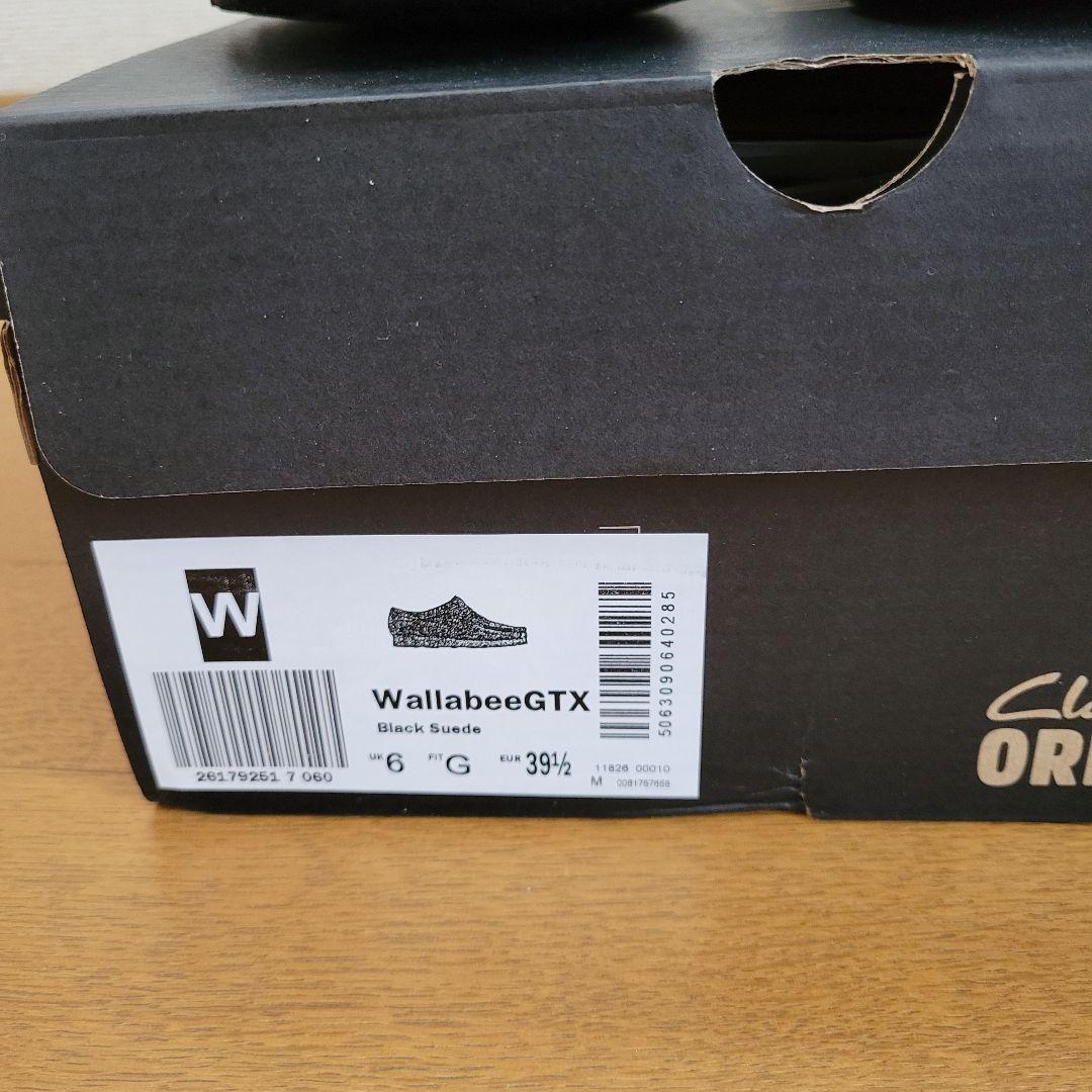 新品 CLARKS Originals ワラビー GTX 24.0 ブラック