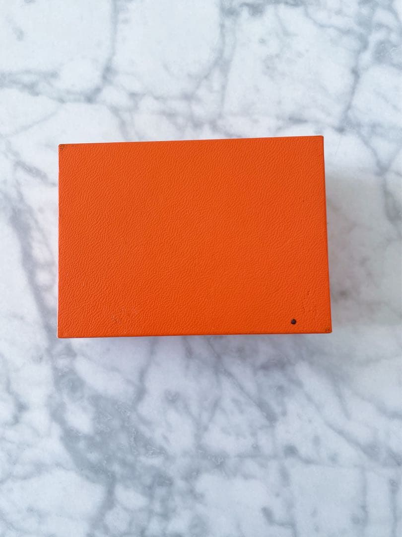 HERMES キューブシルバー カフリンクス 専用BOX、リボン付き