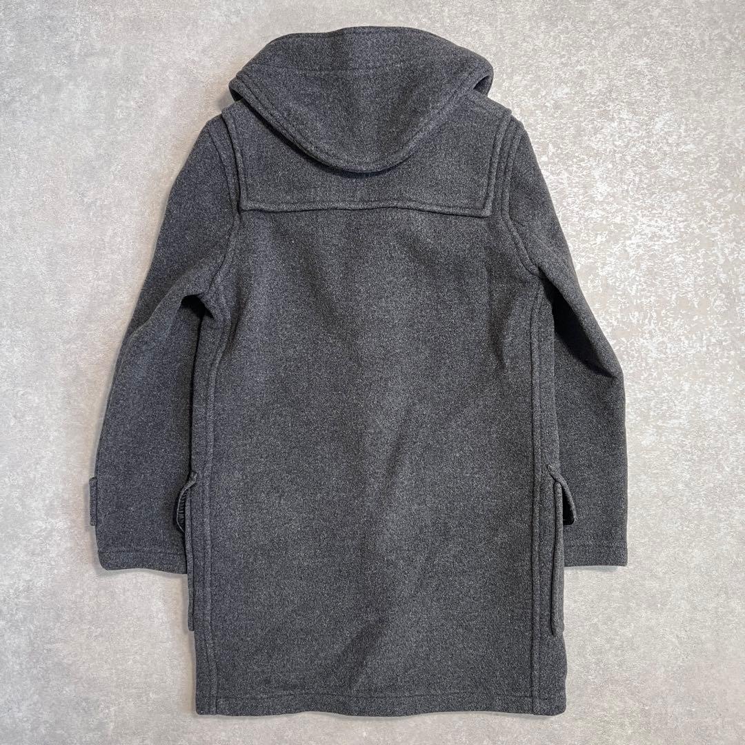 【美品】英国製 グローバーオール ウールダッフルコート グレー S