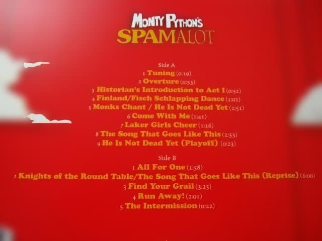 Monty Python’s Spamalot　Vinyl