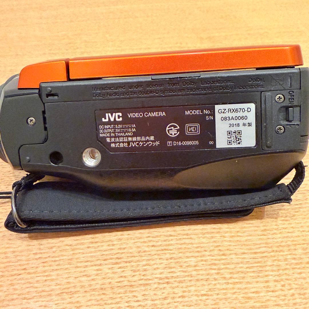 JVC ビデオカメラ EverioR GZ-RX670-D JVC 【本体のみ】