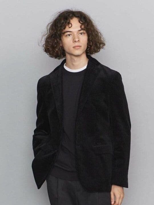 BEAUTY&YOUTH コーデュロイ セットアップ　黒　Sサイズ