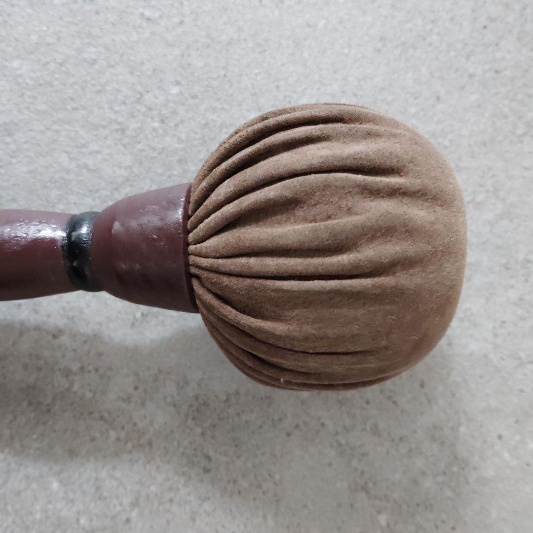 茶道具 鳴物 ドラ どら 銅鑼 バイ付 仏具 歌舞伎 開始合図