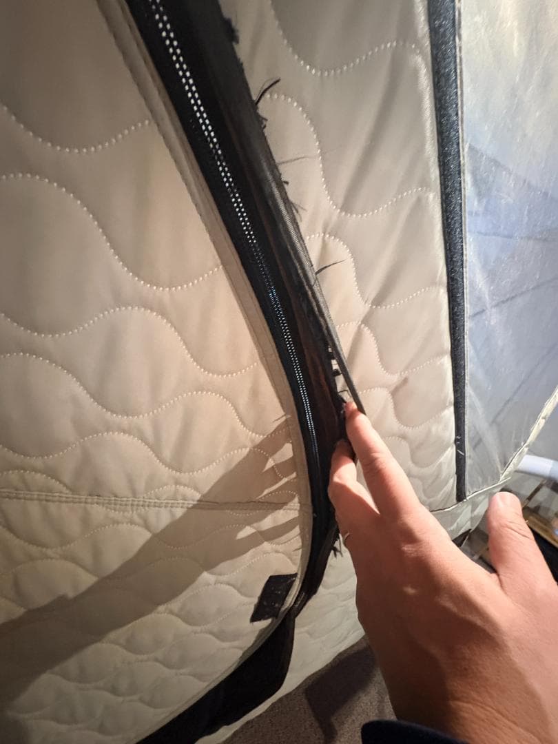 【中古品・ダメージあり】AMBERテント型サウナ「totonoi2」　本体のみ