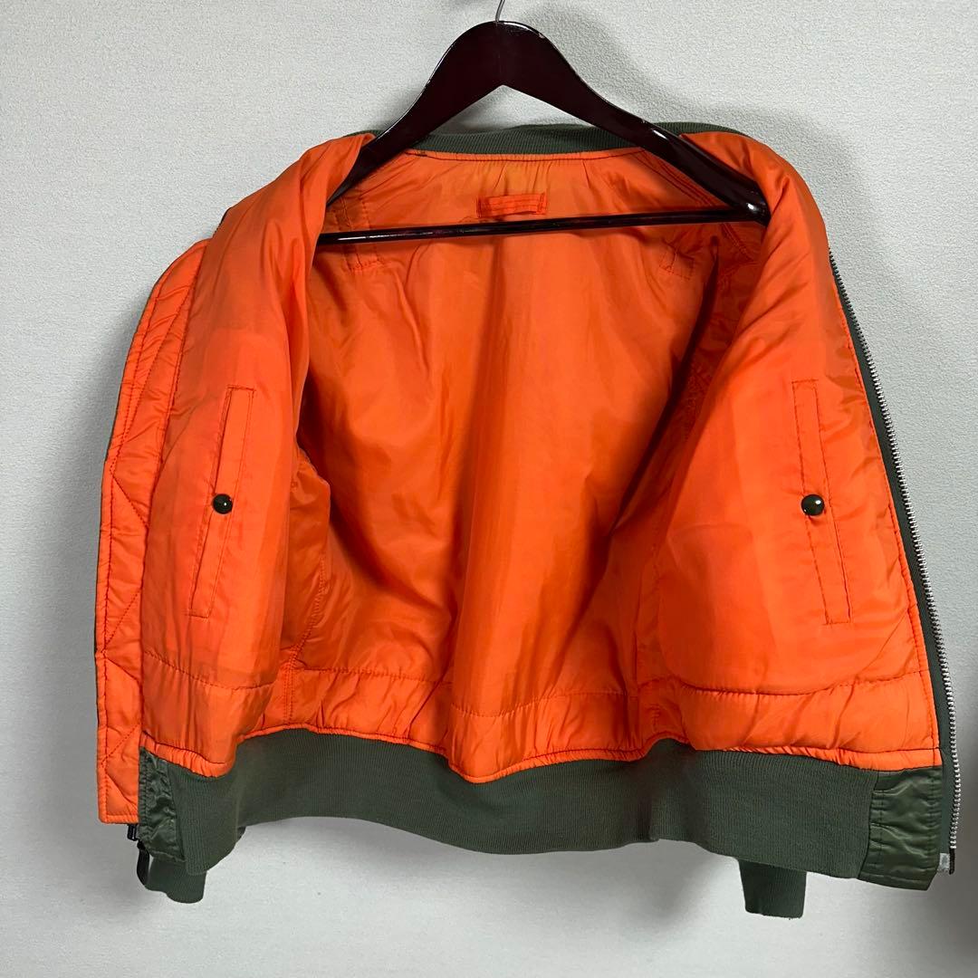 90s corinth mfg MA-1 USA製 フライトジャケット バイカー