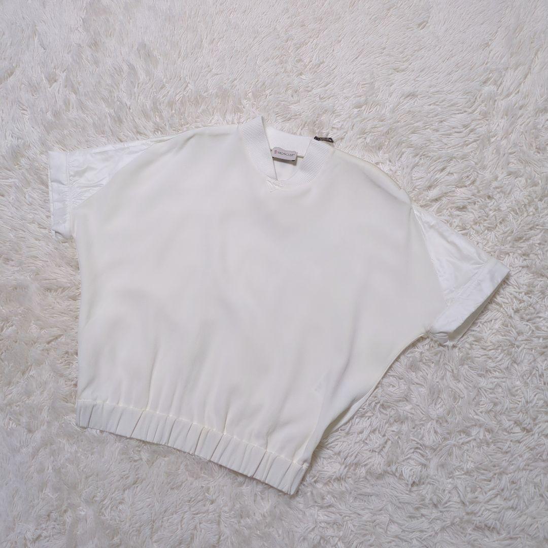 【人気モデル・美品】モンクレール☆トップス カットソー サイドジップ ドッキング