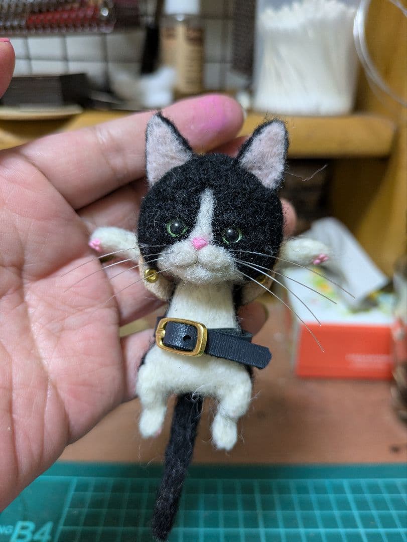 くろ出品 豆猫PECO-LIN
