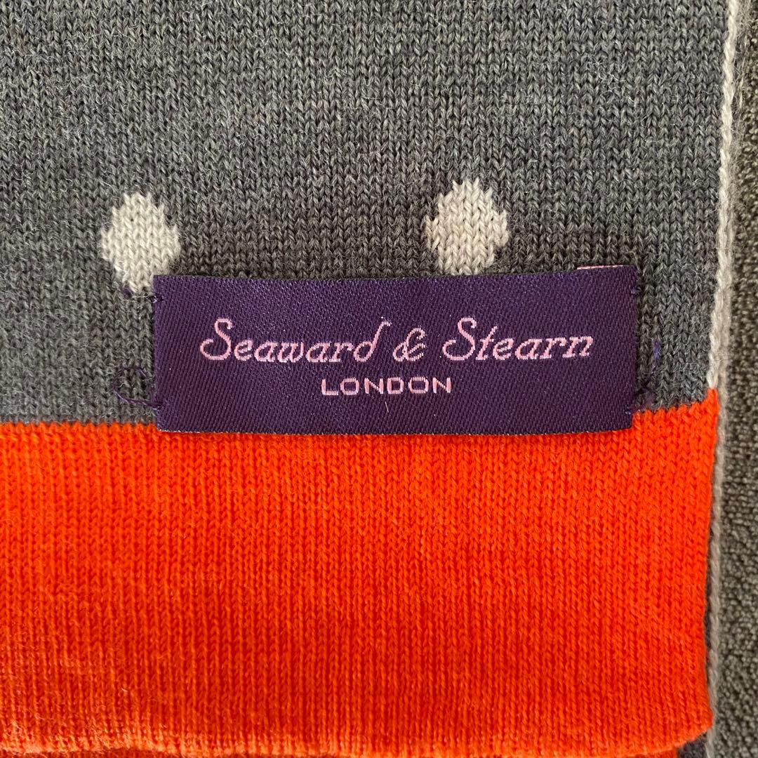 Seaward & Stearn ドット柄ストール