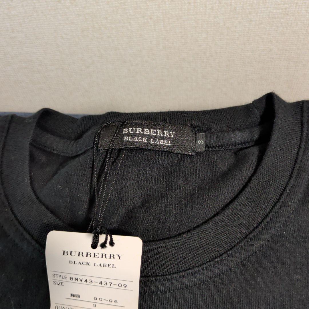 新品未使用　BURBERRY BLACK LABEL Tシャツ Lサイズ3