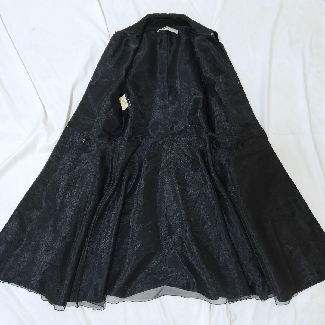 美品✨ミュウミュウ ドレスコート チュールフリルスリーブ ブラック 42