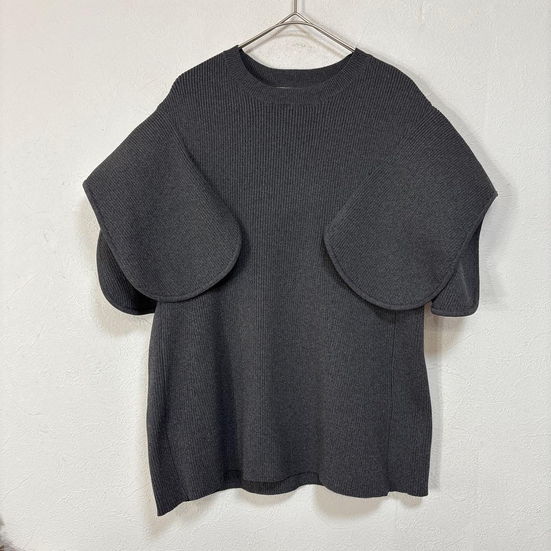 42 美品 heve へイヴ ペダルニット チャコール