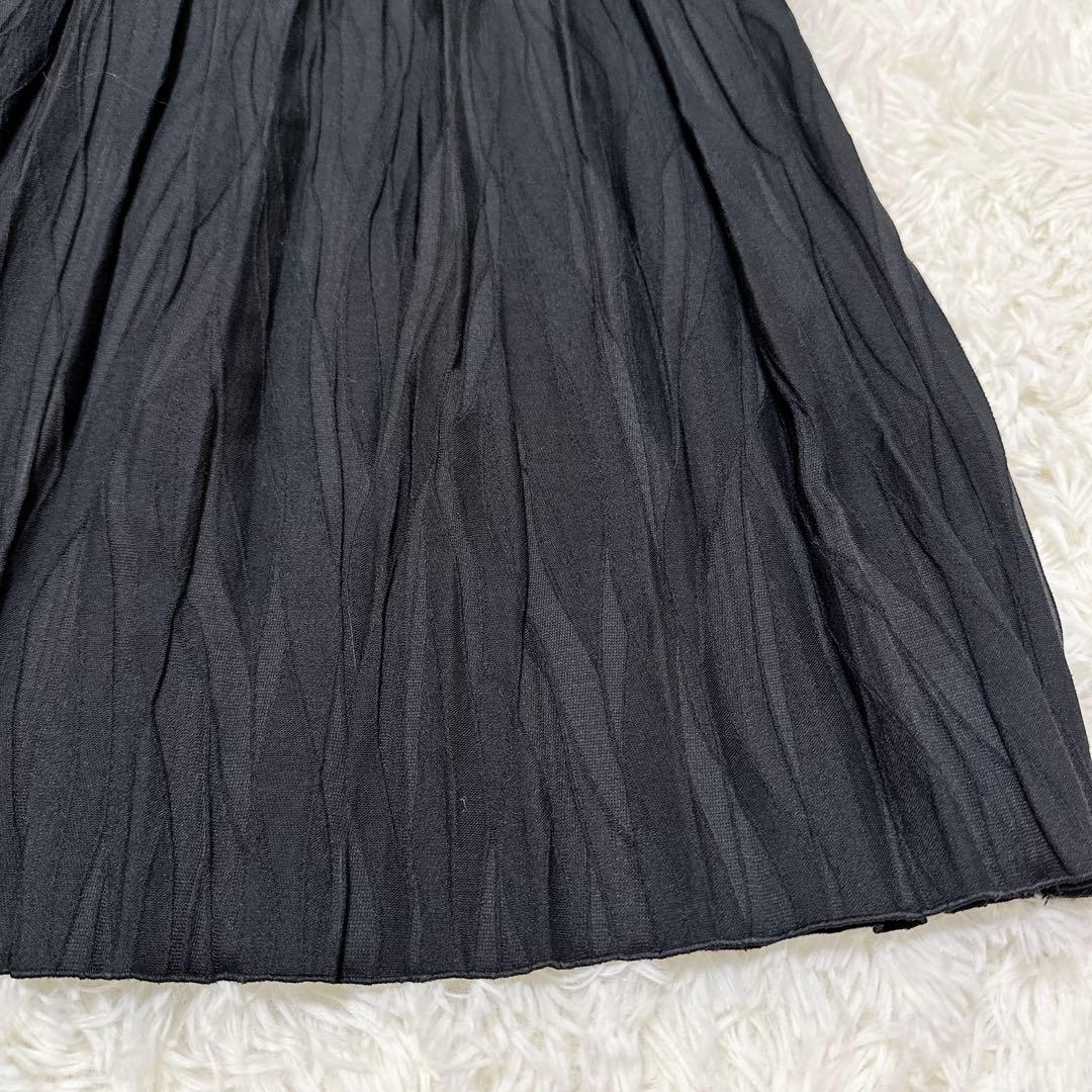 美品✨ Sybilla シビラ　立体シャーリングマキシ丈スカート　ロング丈