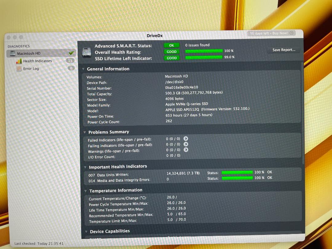 【極美品】iMac 24\" M1 8G 512G ブルー /通電時間653時間