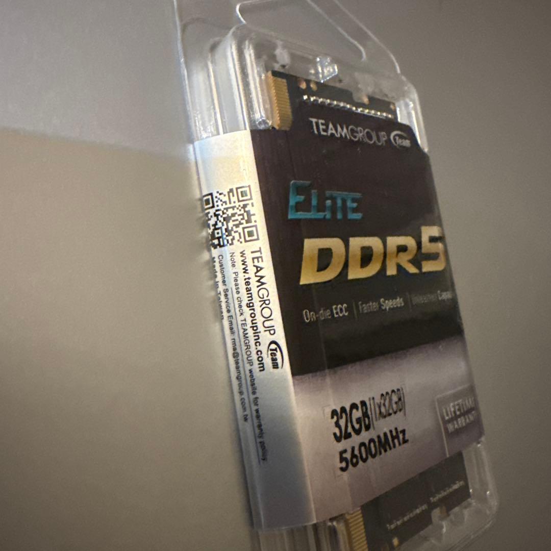 TEAMGROUP ELITE DDR5 32GB 5600MHz 新品未開封