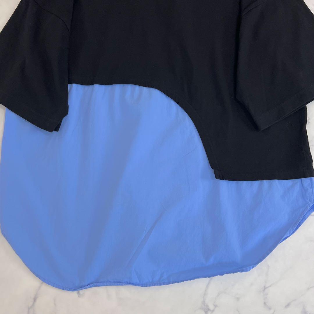 nagonstans ナゴンスタンス shape loose Tshirt