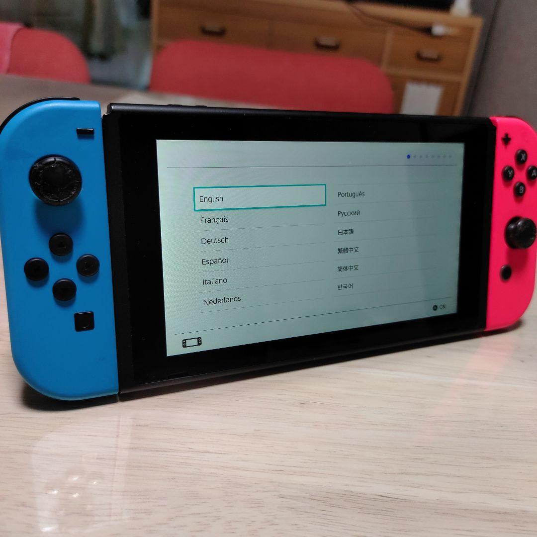 Nintendo Switch本体箱無し＋Switchプロコン＋有線接続アダプタ