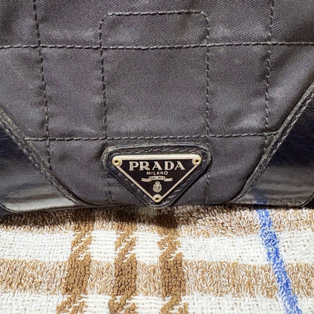 PRADA ブラック　ボストンバッグ　ゴルフバッグ　ミニ