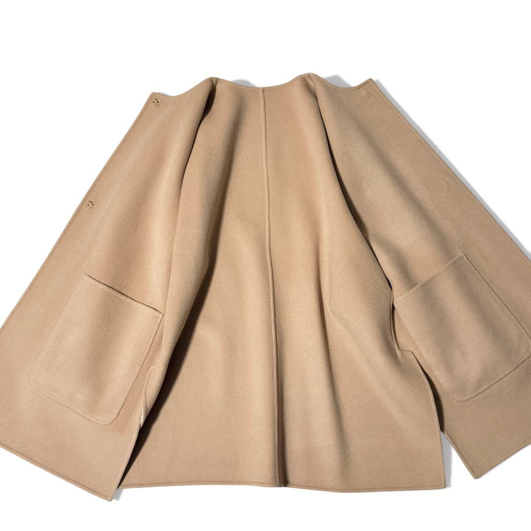 極美品✨️24AW　ユナイテッドアローズ　バイカラー リバー ミドルコート